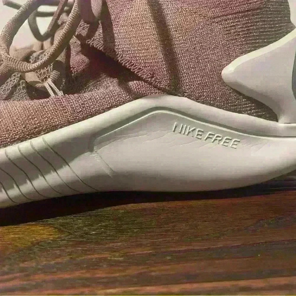 Nike Free TR Flyknit 3 LM Smokey Mauve  Breathable Woman Purple Brown size 9 - Picture 6 of 7